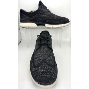 JOHNSTON & MURPHY XC4 Black Tanner Knit Wingtip Shoe Men's 10 Waterproof Comfort
